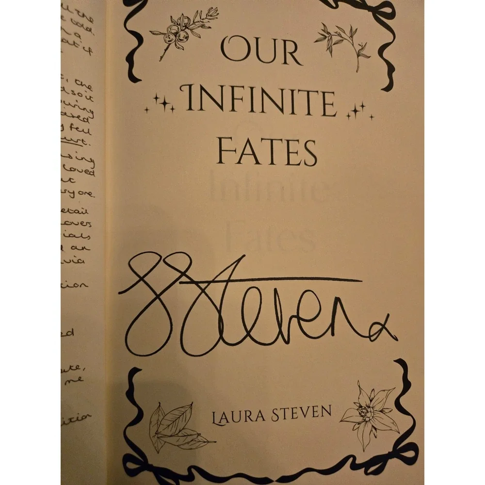 Our Infinite Fates by Laura Steven *Signed Owlcrate Edition*